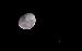 Luna - 17/07/2003
luna y marte alineados, fotomontaje para reducir brillo de la luna.